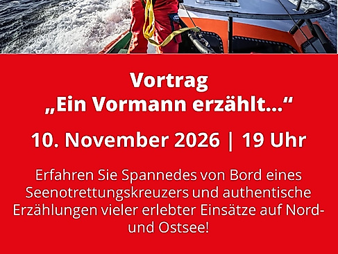 Die Seenotretter kommen - Ein Vormann aus Bremen erzählt