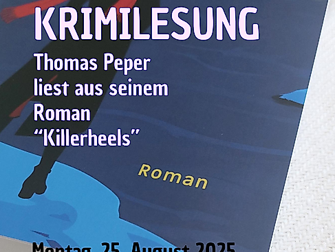 LESUNG mit dem Autor Thomas Peper