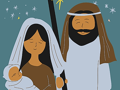 Krabbeln an der Krippe in der Christuskirche