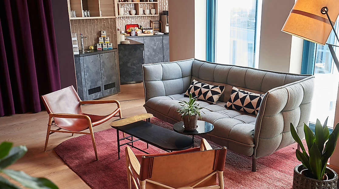 Living room Hotel Scandic Hamburg Emporio