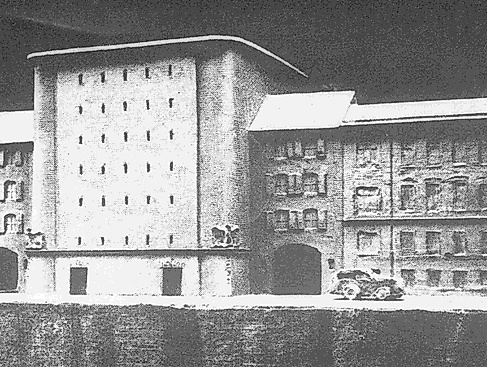 Entwurf für das Bunkerhaus Eimbütteler Straße 36