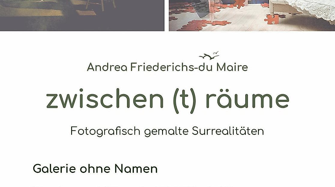 Flyer zur Ausstellung von  von Andrea Friederichs-du Maire