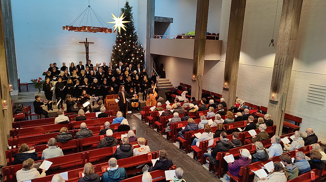 Musikalischer Festgottesdienst am ersten Weihnachtstag