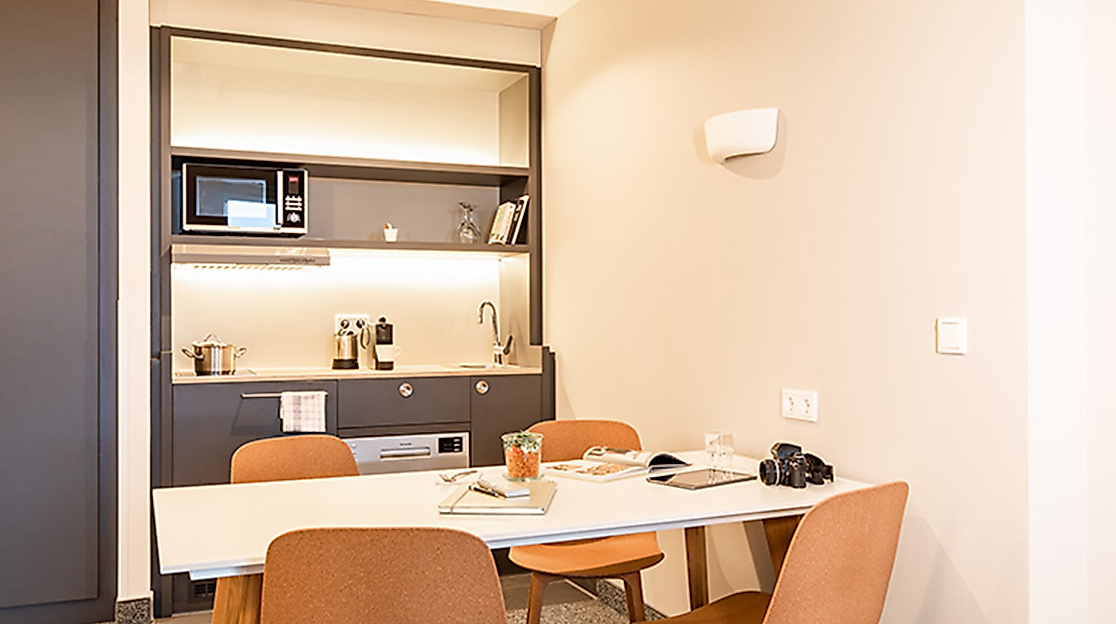 sylc. Apartmenthotel GmbH Hamburg: MASTER Zimmer Kitchenette