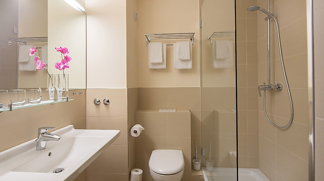 Apartment-Hotel Hamburg Mitte: Badbeispiel