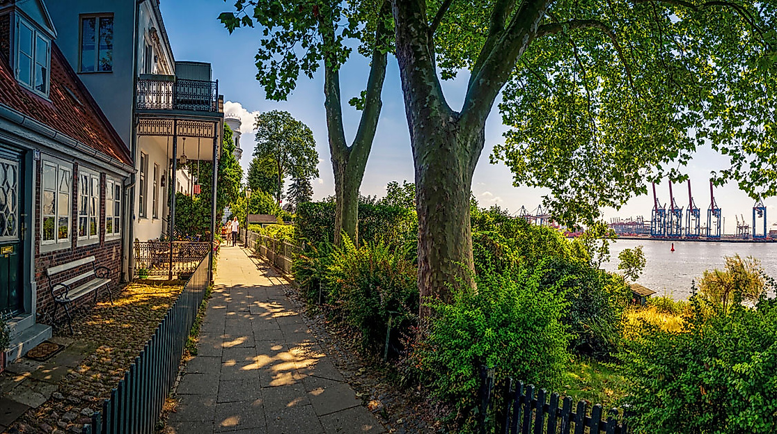 Elbwanderweg in Övelgönne