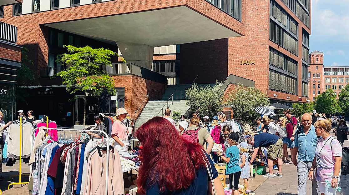 Langschläfer Flohmarkt Überseeboulevard