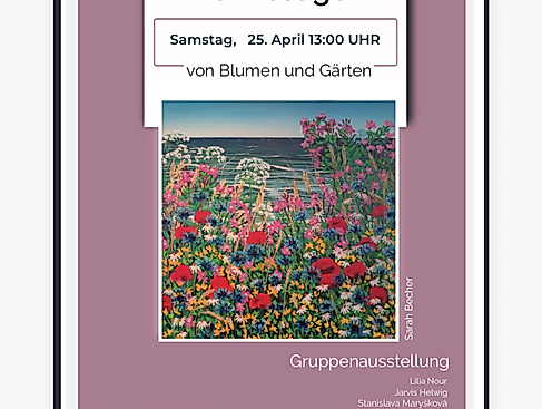 Blühendes Ufer