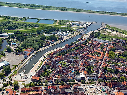 Glückstadt von oben