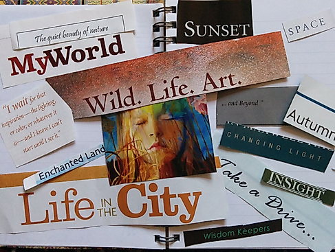 Kreativ ohne Kabel - Vision Board 2026