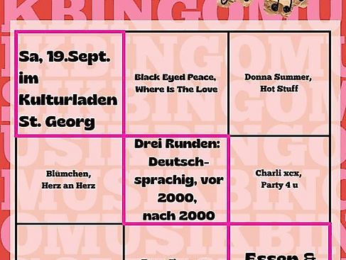 Stuuv Mood Musik-Bingo im Kulturladen