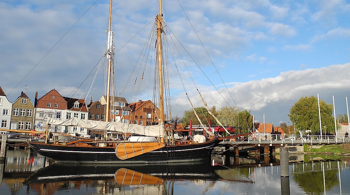 Rigmor im Hafen