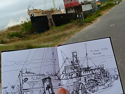 Urban Sketching "Faszination Hafen"