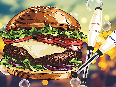 Burger an Kunst