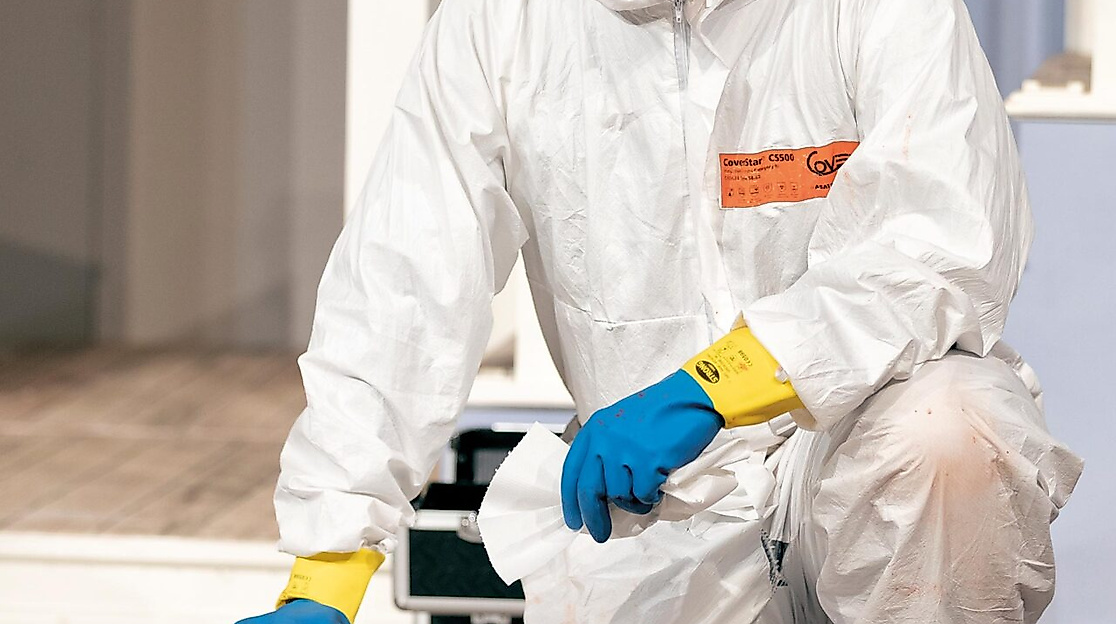 Jan Schuba als Heiko "Schotty" Schottes in "der Tatortreiniger - Staffel 1"