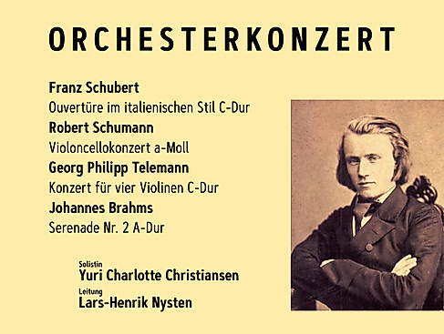 Flyer Orchesterkonzert Februar 2026