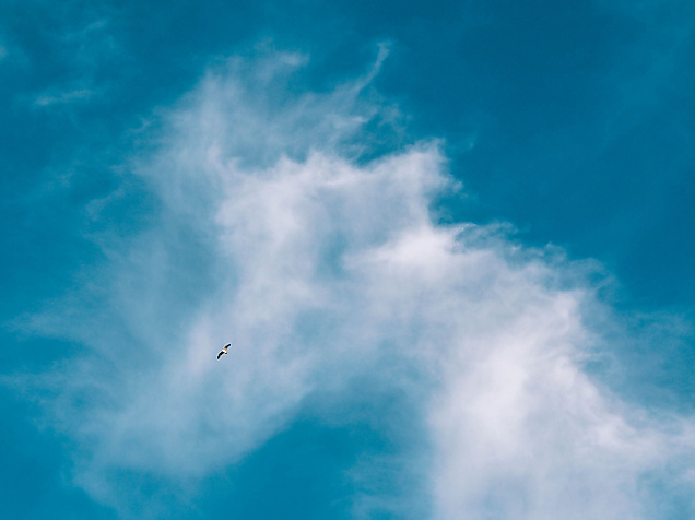 Himmel mit Wolken