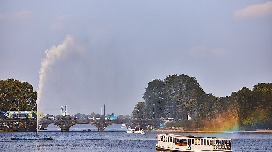 Alster boat trip