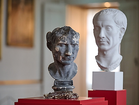 Pappe, Gips und Ton.  Antike Statuen um 1800