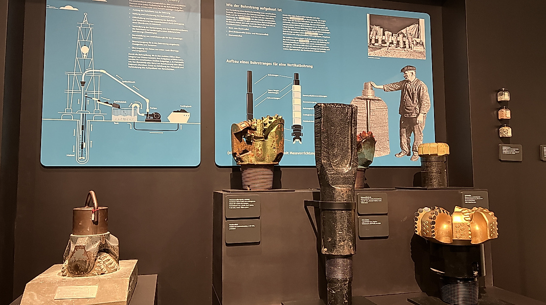 Innenausstellung im Deutschen Erdölmuseum