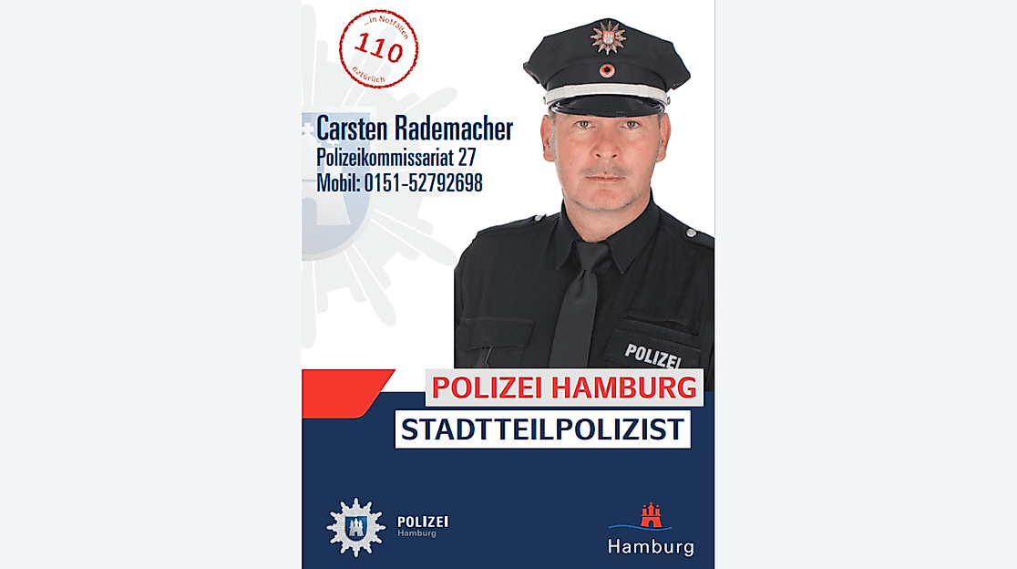 Bürgersprechstunde der Polizei in der Bücherhalle Eidelstedt