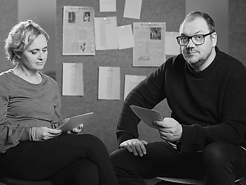 Caren Miosga / Charlie Hübner