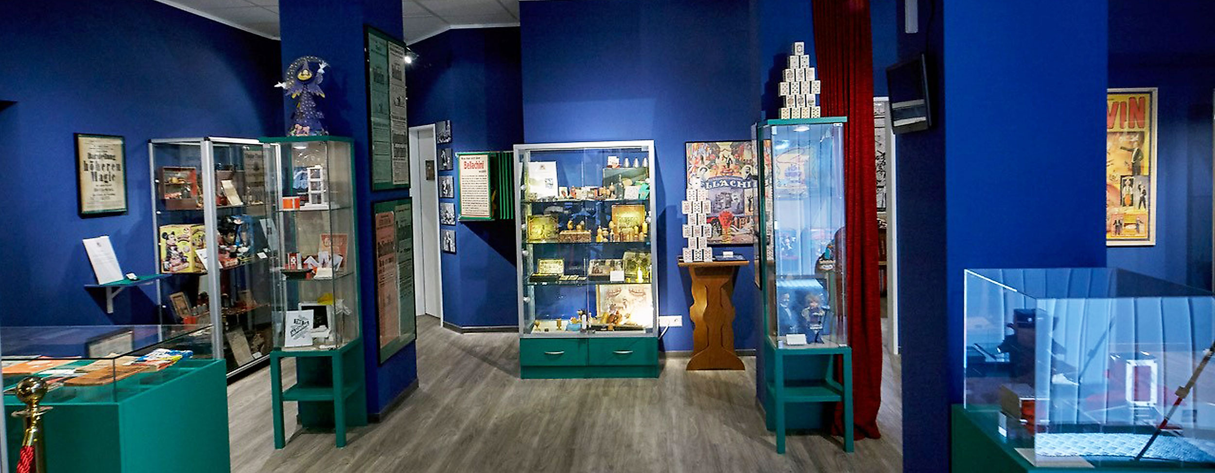 Interior of the magic museum Bellachini
