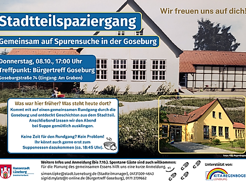 Stadtteilspaziergang - Gemeinsam auf Spurensuche in der Goseburg