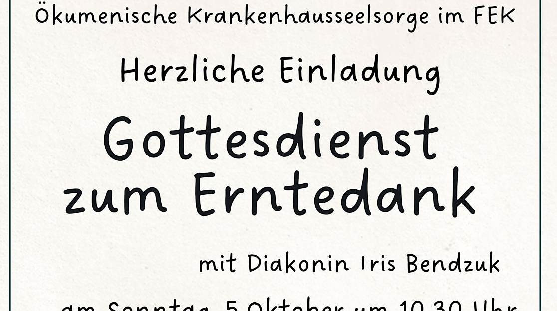 Gottesdienst im Friedrich-Ebert-Krankenhaus Neumünster