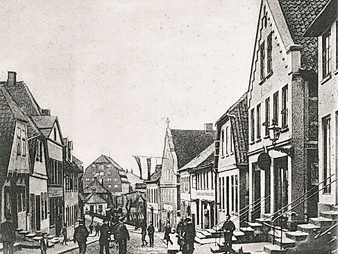 Brückstraße Neustadt in Holstein 1902