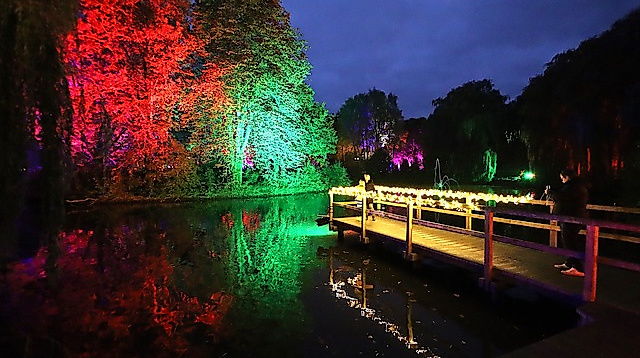 Lichtermeer im Kurpark