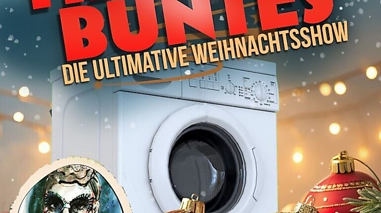 Trommel Buntes - Gäste. Glitzer. Glühweinduft.