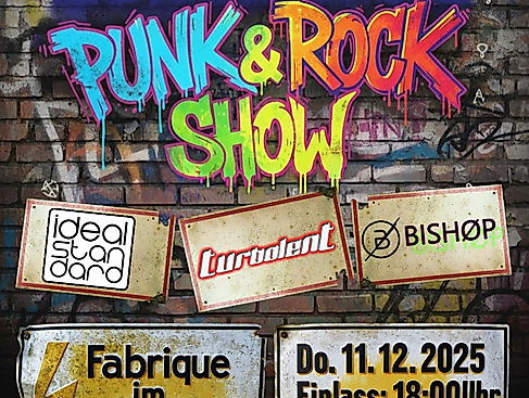 Plakat Punk & Rock Show NEU