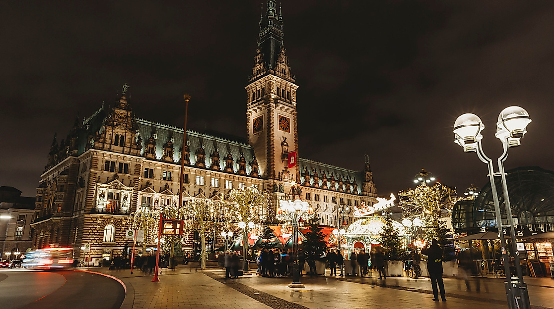 Weihnachtsmarkt Rathausmarkt Hamburg