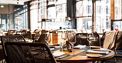 Elegantes Restaurantambiente