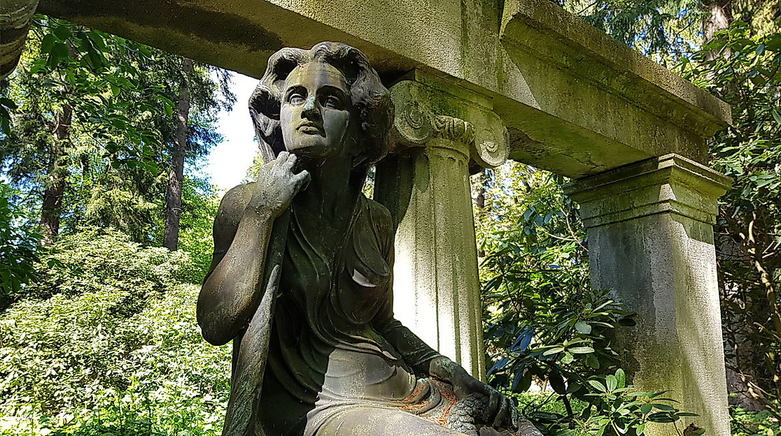 Fahrradtour über den Ohlsdorfer Friedhof