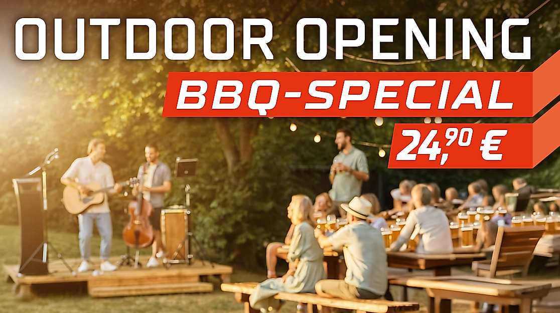 Outdoor Opening mit BBQ Special