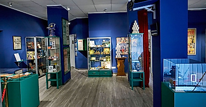 Interior of the magic museum Bellachini