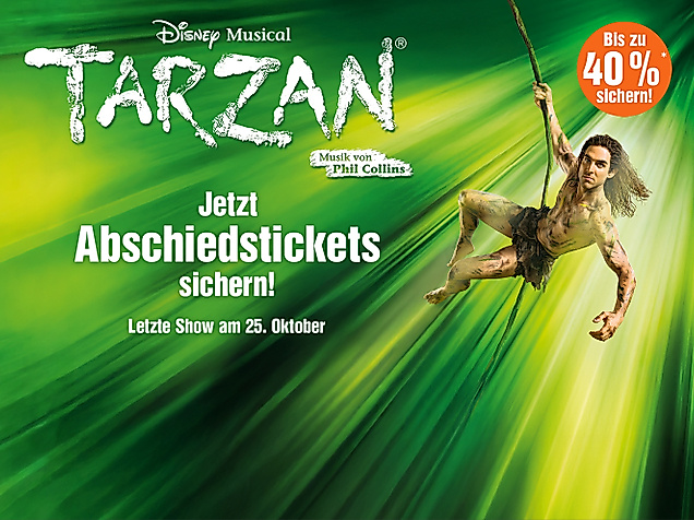 Tarzan Bye Bye Aktion 40 %
