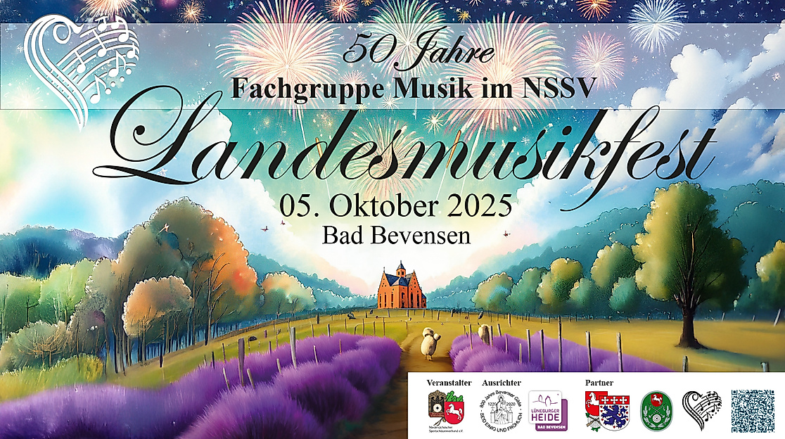 Plakat Landesmusikfest 2025 / Bad Bevensen