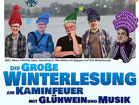 DIE GROSSE WINTERLESUNG AM KAMINFEUER MIT GLÜHWEIN UND MUSIK
