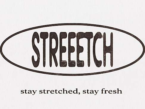 STREEETCH-Logo mit Slogan