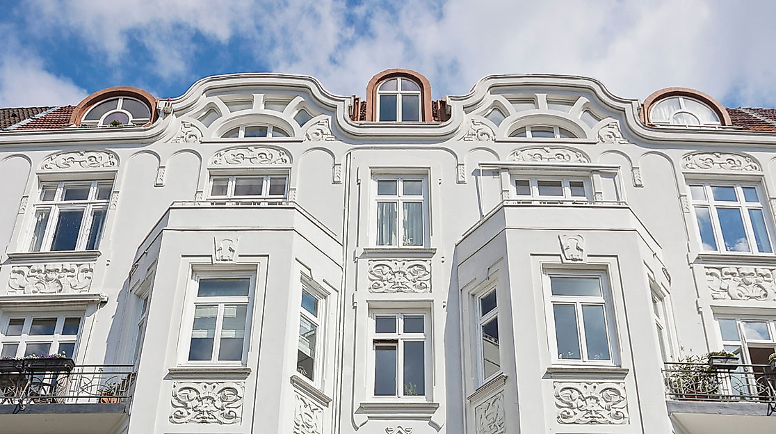Hausfasade in Eppendorf