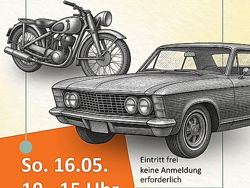 Oldtimertreffen, Classic Motor auf dem Schlossplatz