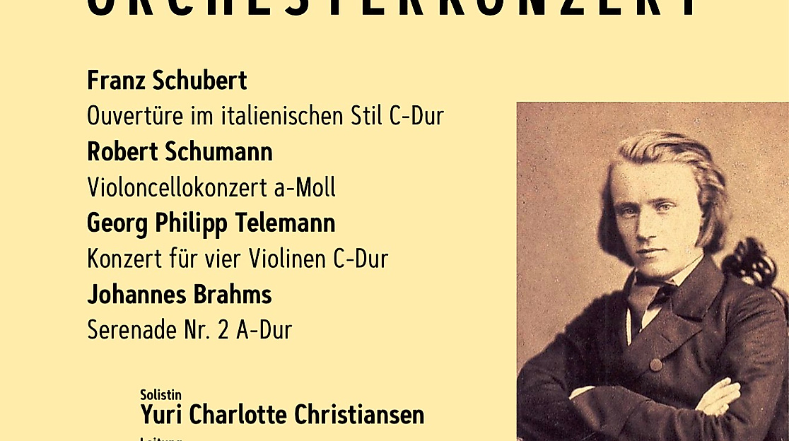 Flyer Orchesterkonzert Februar 2026