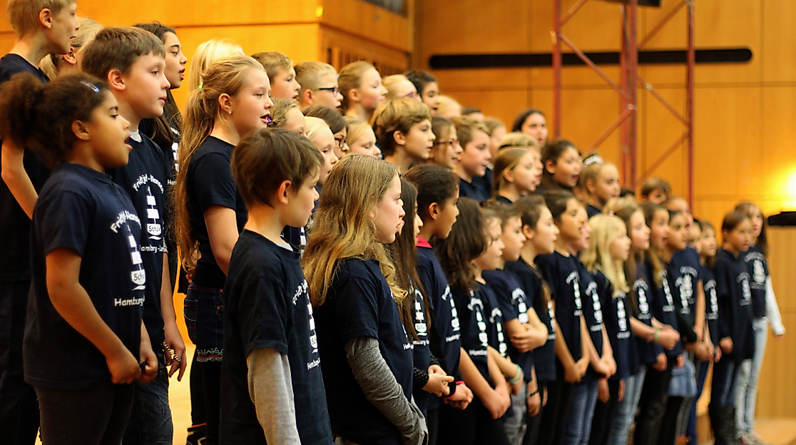 Schulchor Fridtjof-Nansen-Schule Hamburg 2 Foto von Sabine VInar (1)