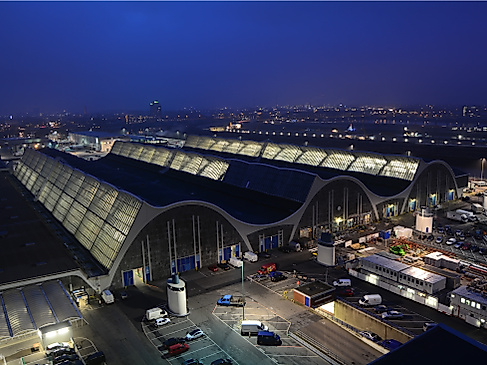 Großmarkt bei Nacht