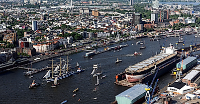 Große Auslaufparade