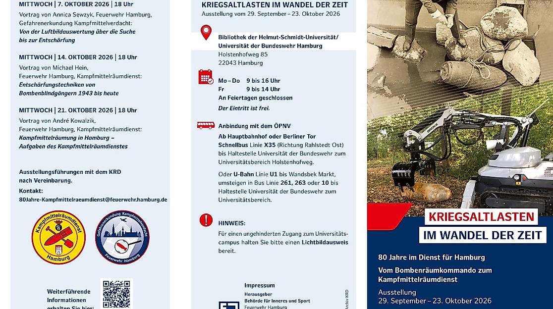 Flyer 80 Jahre Kampfmittelräumdienst 1