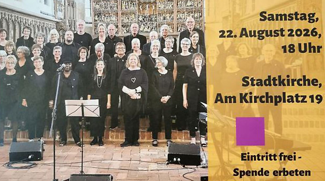 Workshop mit The German Folk & Gospel Choir mit Abschlußkonzert